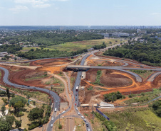 Obra da Perimetral Leste de Foz do Iguaçu avança e atinge 56% de execução