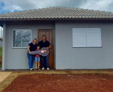 COHAPAR - Fotos das casas entregues em Sta Cruz de Monte Castelo 