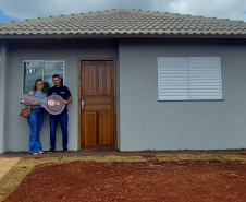 COHAPAR - Fotos das casas entregues em Sta Cruz de Monte Castelo 
