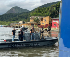 PCPR Operação Integrada reforça segurança na travessia de Guaratuba