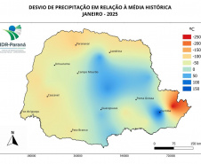 Boletim agrometeorológico de janeiro aponta que chuvas retornam ao Paraná após início de ano seco