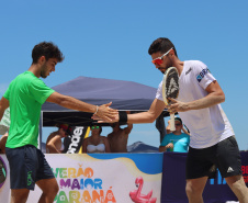 Circuito mundial de beach tennis chega a Caiobá nesta quarta-feira
