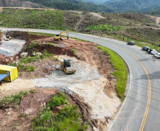 DER Obra emergencial Rio Branco do Sul
