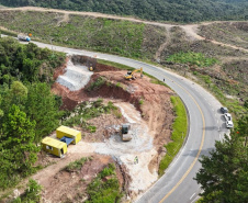 DER Obra emergencial Rio Branco do Sul