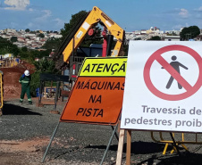Para obra de trincheira, passarela que liga bairros em Telêmaco Borba será demolida no dia 9 de março