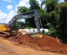 Para obra de trincheira, passarela que liga bairros em Telêmaco Borba será demolida no dia 9 de março