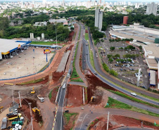 Obra do Trevo do Catuaí em Maringá entra em nova etapa