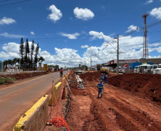 Obra do Trevo do Catuaí em Maringá entra em nova etapa