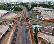 Obra do Trevo do Catuaí em Maringá entra em nova etapa