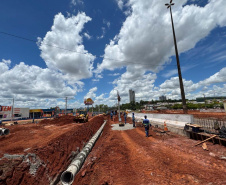 Obra do Trevo do Catuaí em Maringá entra em nova etapa