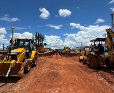 Obra do Trevo do Catuaí em Maringá entra em nova etapa