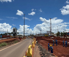 Obra do Trevo do Catuaí em Maringá entra em nova etapa