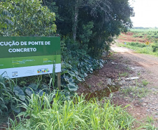 Com orientação e auxílio da Defesa Civil prefeitura de Dois Vizinhos reconstrói seis pontes
