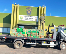 PMPR apreende mais de meia tonelada de crack e três toneladas de maconha em Iporã