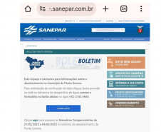 Sanepar disponibiliza canais exclusivos para clientes de Ponta Grossa