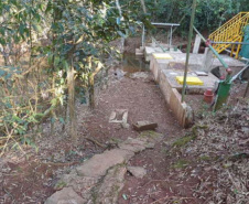 Sanepar e Prefeitura recuperam mina de água em Lindoeste
