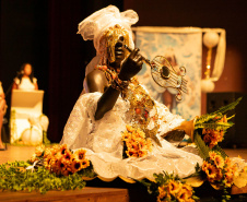 Curitiba, 21 de março de 2025 - 1º Seminário Estadual de Políticas Públicas de Combate ao Racismo – Respeito e Reconhecimento dos Povos de Terreiro e Religião de Matriz Africana, no Teatro Guaíra.