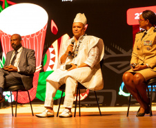 Curitiba, 21 de março de 2025 - 1º Seminário Estadual de Políticas Públicas de Combate ao Racismo – Respeito e Reconhecimento dos Povos de Terreiro e Religião de Matriz Africana, no Teatro Guaíra.
