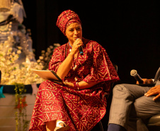 Curitiba, 21 de março de 2025 - 1º Seminário Estadual de Políticas Públicas de Combate ao Racismo – Respeito e Reconhecimento dos Povos de Terreiro e Religião de Matriz Africana, no Teatro Guaíra.