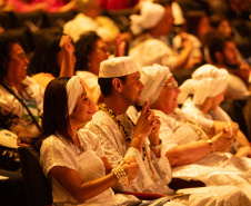 Curitiba, 21 de março de 2025 - 1º Seminário Estadual de Políticas Públicas de Combate ao Racismo – Respeito e Reconhecimento dos Povos de Terreiro e Religião de Matriz Africana, no Teatro Guaíra.