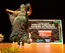 Curitiba, 21 de março de 2025 - 1º Seminário Estadual de Políticas Públicas de Combate ao Racismo – Respeito e Reconhecimento dos Povos de Terreiro e Religião de Matriz Africana, no Teatro Guaíra.