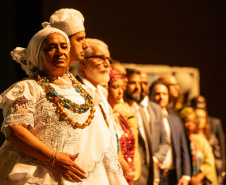 Curitiba, 21 de março de 2025 - 1º Seminário Estadual de Políticas Públicas de Combate ao Racismo – Respeito e Reconhecimento dos Povos de Terreiro e Religião de Matriz Africana, no Teatro Guaíra.
