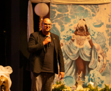 Curitiba, 21 de março de 2025 - 1º Seminário Estadual de Políticas Públicas de Combate ao Racismo – Respeito e Reconhecimento dos Povos de Terreiro e Religião de Matriz Africana, no Teatro Guaíra.