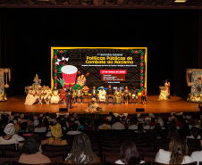 Curitiba, 21 de março de 2025 - 1º Seminário Estadual de Políticas Públicas de Combate ao Racismo – Respeito e Reconhecimento dos Povos de Terreiro e Religião de Matriz Africana, no Teatro Guaíra.