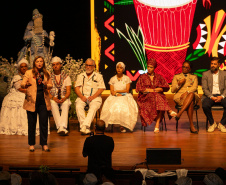 Curitiba, 21 de março de 2025 - 1º Seminário Estadual de Políticas Públicas de Combate ao Racismo – Respeito e Reconhecimento dos Povos de Terreiro e Religião de Matriz Africana, no Teatro Guaíra.
