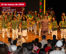 Curitiba, 21 de março de 2025 - 1º Seminário Estadual de Políticas Públicas de Combate ao Racismo – Respeito e Reconhecimento dos Povos de Terreiro e Religião de Matriz Africana, no Teatro Guaíra.