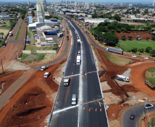 Nova liberação de tráfego no Viaduto da PUC em Londrina é adiada para segunda