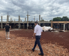Secretário da Educação visita obras do novo CEEPA em Londrina, marco para a formação técnica no agronegócio
