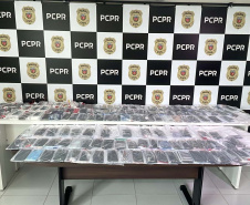 Em iniciativa inédita, PCPR devolverá 160 celulares recuperados em Cascavel