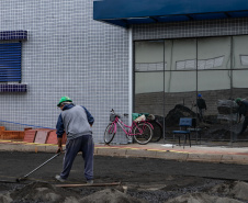 União da Vitória, 23 de maio de 2025 - Construção do Ambulatório Médico de Especialidades (AME).