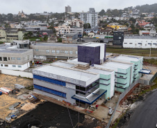 União da Vitória, 23 de maio de 2025 - Construção do Ambulatório Médico de Especialidades (AME).
