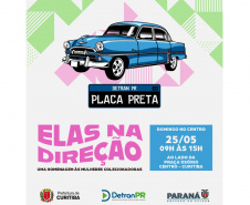 Evento Placa Preta 2025 – Elas na Direção será em parceria com o Domingo no Centro da Prefeitura de Curitiba