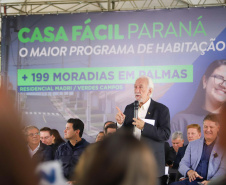  O vice-governador Darci Piana participa da inauguração do Residencial Verdes Campos. São 199 casas, sendo todas as unidades subsidiadas pelo Governo do Estado, por meio do Casa Fácil Paraná.