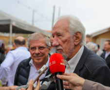  O vice-governador Darci Piana participa da inauguração do Residencial Verdes Campos. São 199 casas, sendo todas as unidades subsidiadas pelo Governo do Estado, por meio do Casa Fácil Paraná.