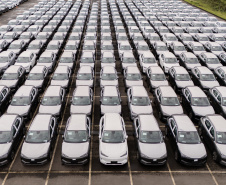 Porto de Paranaguá é o 1º a receber veículos elétricos fabricados por gigante chinesa que retoma vendas no Brasil