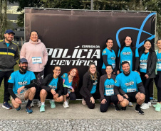 Segunda edição da corrida de rua da Polícia Científica reúne mais de 900 pessoas