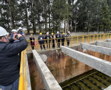 Agepar realiza visita técnica à Sanepar: oportunidade de conhecer a fundo os trabalhos da Companhia