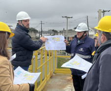 Agepar realiza visita técnica à Sanepar: oportunidade de conhecer a fundo os trabalhos da Companhia
