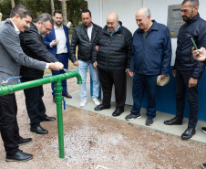 Sanepar inaugura sistema de água tratada para 112 famílias em Agudos do Sul 