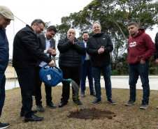 Sanepar inaugura sistema de água tratada para 112 famílias em Agudos do Sul 