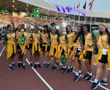 SEED - Jogos Escolares para o mundo: colombense brilha com medalha de prata no Mundial Júnior de Ginástica Rítmica