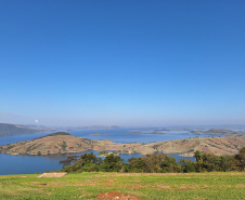 SETU - Com vista para a Represa de Chavantes, maior tirolesa do Paraná tem 1 km de extensão