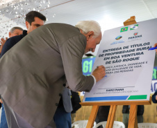 Governo do Estado regulariza 61 propriedades rurais em Boa Ventura de São Roque