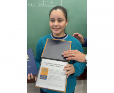 Aluna de Sengés é escolhida para representar o Paraná no programa Jovem Senador