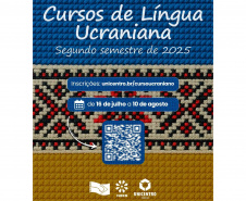Cursos de Língua Ucraniana estão com inscrições abertas para o segundo semestre