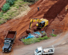 DER/PR inicia serviços de construção do novo viaduto de Lerroville na PR-445